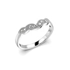 Festive Veera Side 0,08 ct timanttisormus valkokulta
