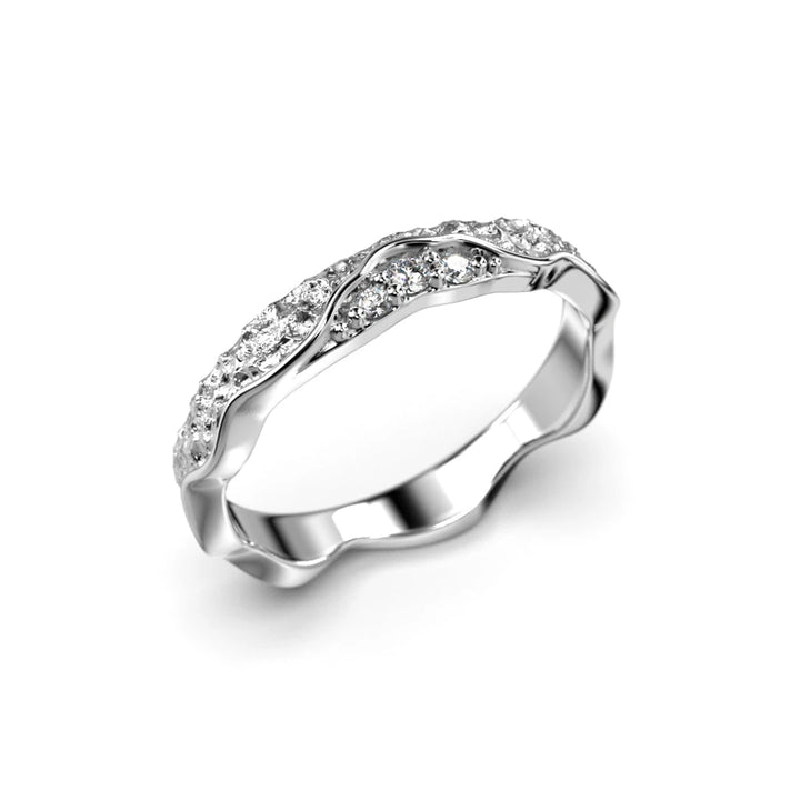 Festive Pihka Siro 0,045 ct timanttisormus valkokulta