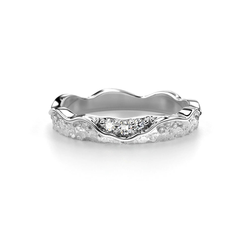 Festive Pihka Siro 0,045 ct timanttisormus valkokulta – tuotekuva 2