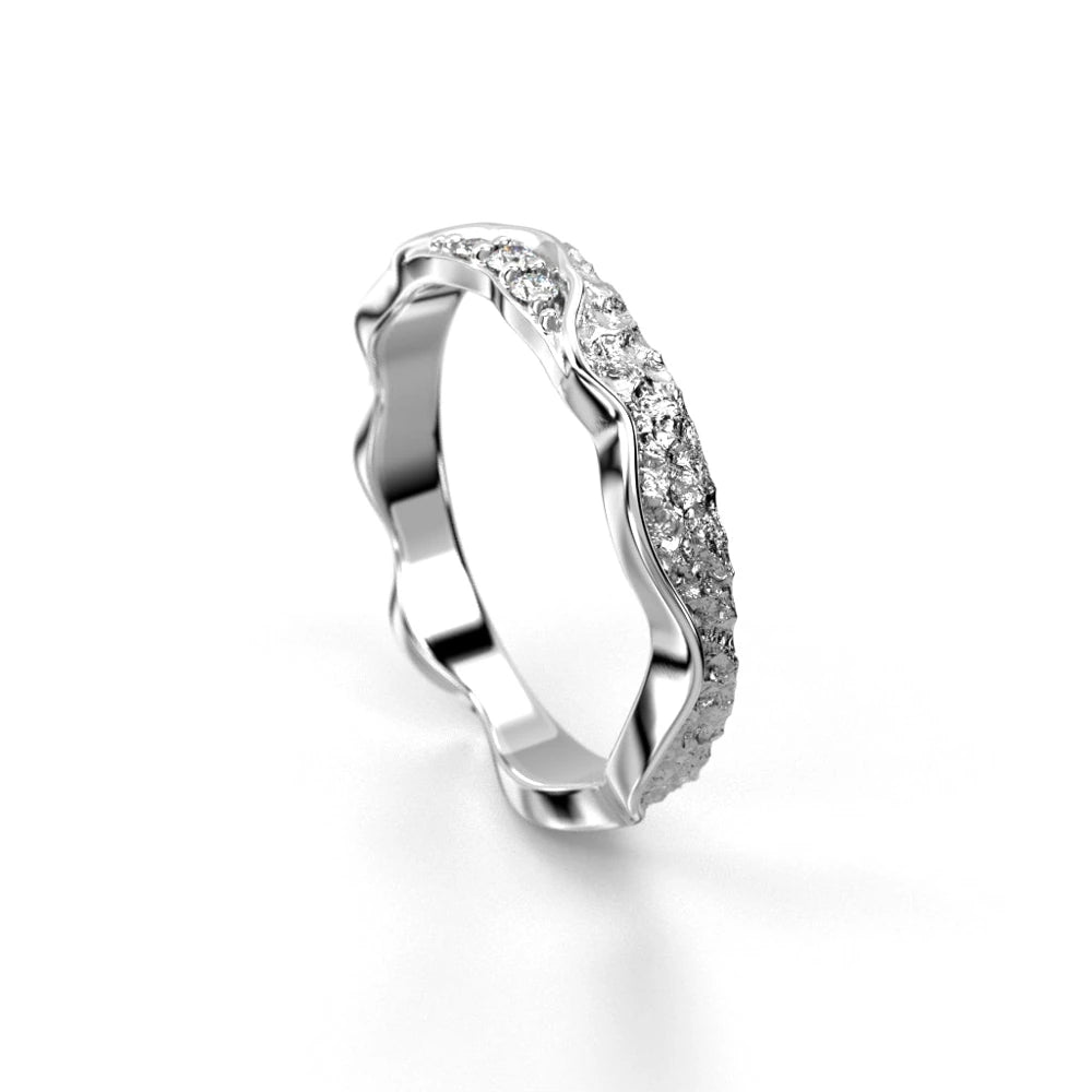 Festive Pihka Siro 0,045 ct timanttisormus valkokulta – tuotekuva 3