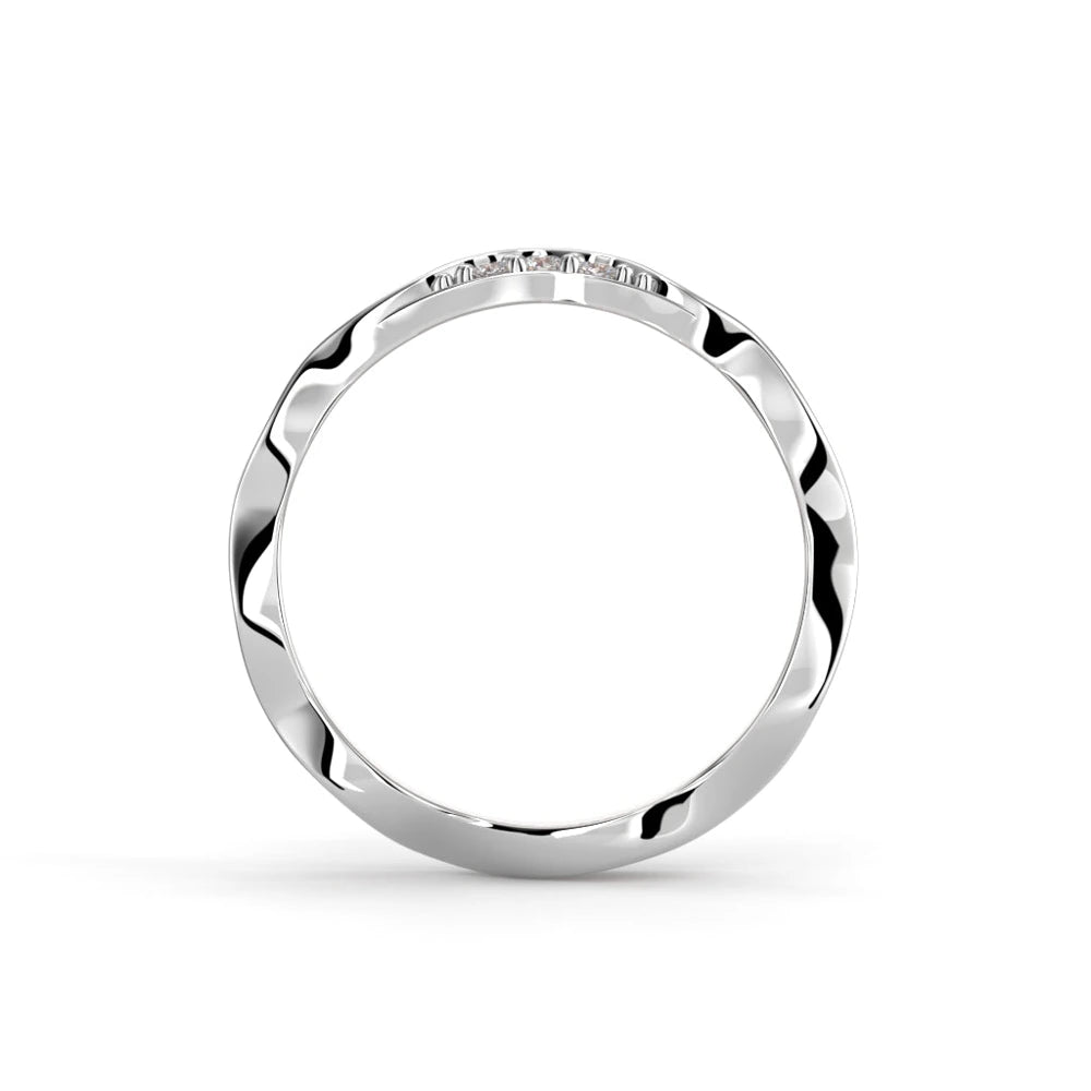 Festive Pihka Siro 0,045 ct timanttisormus valkokulta – tuotekuva 4