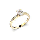 Festive Selena Side 0,62 ct timanttisormus keltakulta