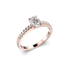 Festive Selena Side 0,62 ct timanttisormus punakulta