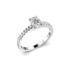 Festive Selena Side 0,62 ct timanttisormus valkokulta