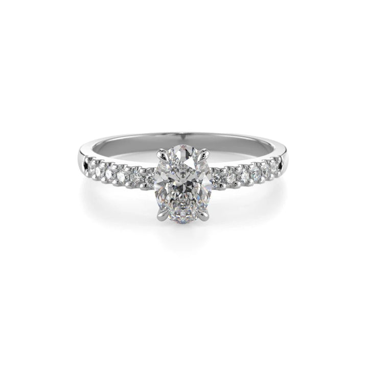 Festive Selena Side 0,62 ct timanttisormus valkokulta – tuotekuva 2