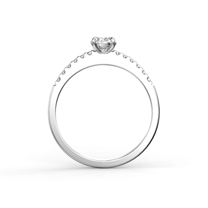 Festive Selena Side 0,62 ct timanttisormus valkokulta – tuotekuva 4