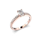 Festive Serena Side 0,62 ct timanttisormus punakulta