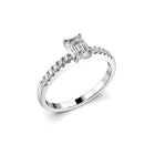Festive Serena Side 0,62 ct timanttisormus valkokulta