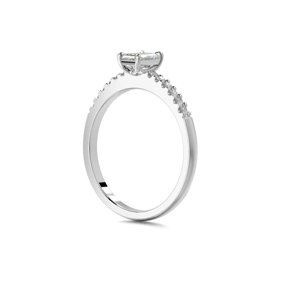 Festive Serena Side 0,62 ct timanttisormus valkokulta – tuotekuva 3