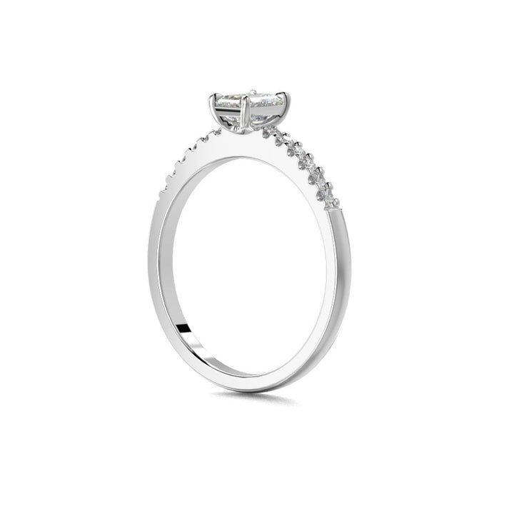 Festive Serena Side 0,62 ct timanttisormus valkokulta – tuotekuva 3