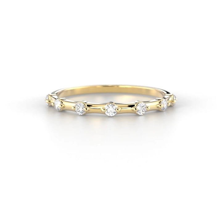 Festive Isla 0,14 ct timanttisormus keltakulta – tuotekuva 2