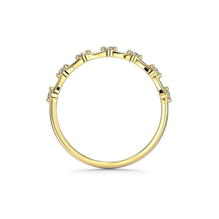 Festive Isla 0,14 ct timanttisormus keltakulta – tuotekuva 3
