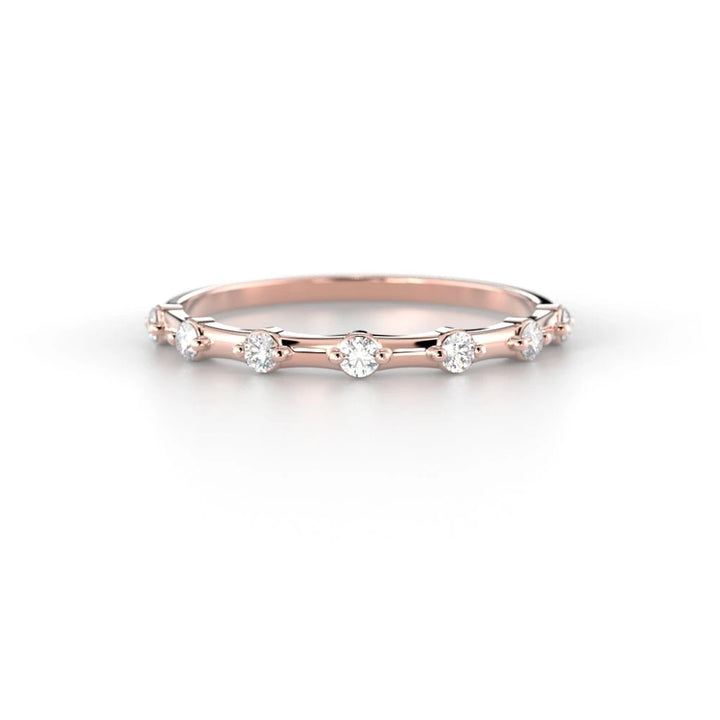 Festive Isla 0,14 ct timanttisormus punakulta – tuotekuva 2