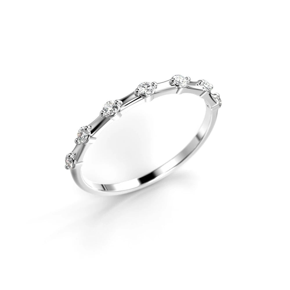 Festive Isla 0,14 ct timanttisormus valkokulta