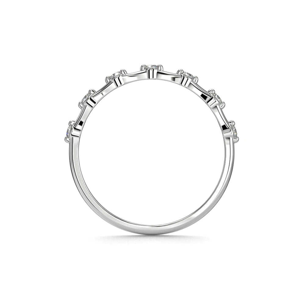 Festive Isla 0,14 ct timanttisormus valkokulta – tuotekuva 3