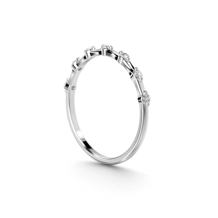 Festive Isla 0,14 ct timanttisormus valkokulta – tuotekuva 4