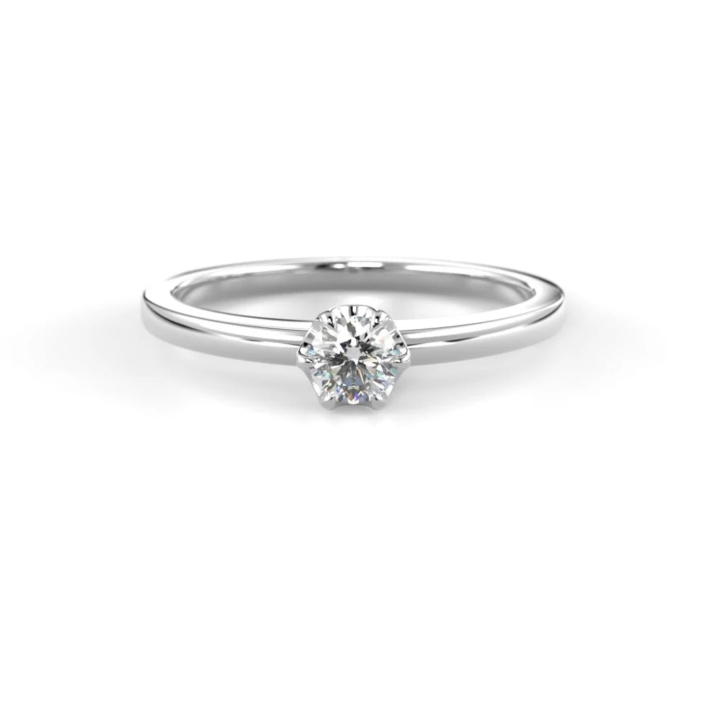 Festive Adele 0,15 ct timanttisormus valkokulta – tuotekuva 2