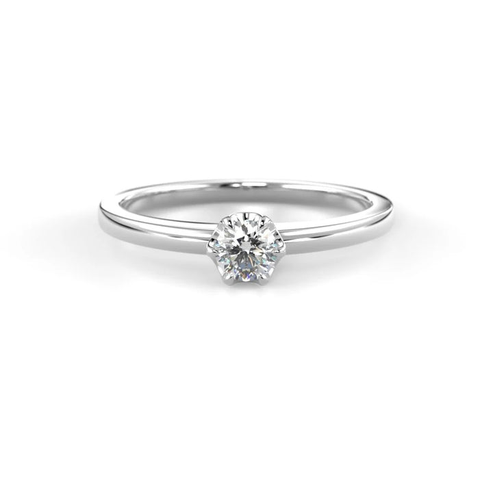 Festive Adele 0,15 ct timanttisormus valkokulta – tuotekuva 2