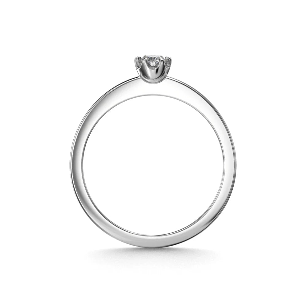 Festive Adele 0,15 ct timanttisormus valkokulta – tuotekuva 3