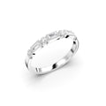 Festive Anna Baguette rivitimanttisormus 0,21 ct valkokulta