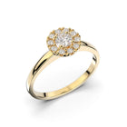 Festive Annabella 0,28 ct timanttisormus keltakulta