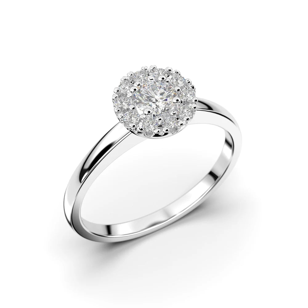 Festive Annabella 0,28 ct timanttisormus valkokulta – tuotekuva 1