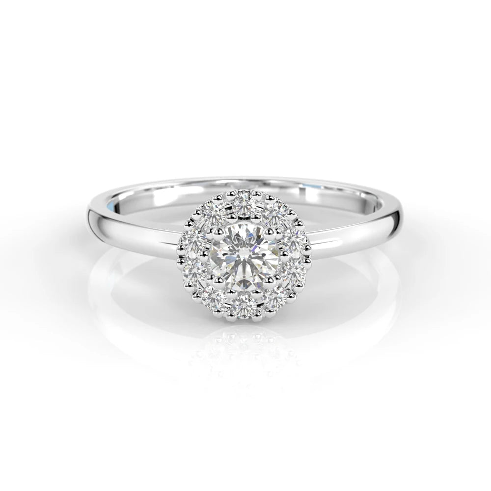 Festive Annabella 0,28 ct timanttisormus valkokulta – tuotekuva 2