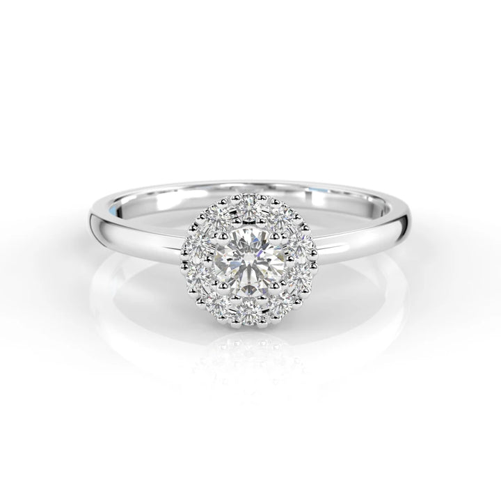 Festive Annabella 0,28 ct timanttisormus valkokulta – tuotekuva 2