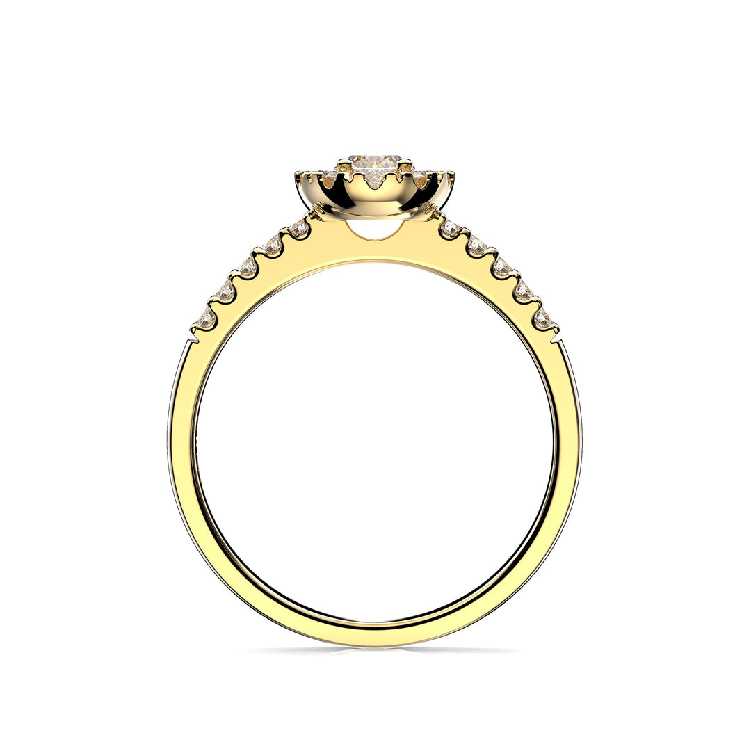 Timanttisormus Annabella 0,38 ct - 14k keltakulta