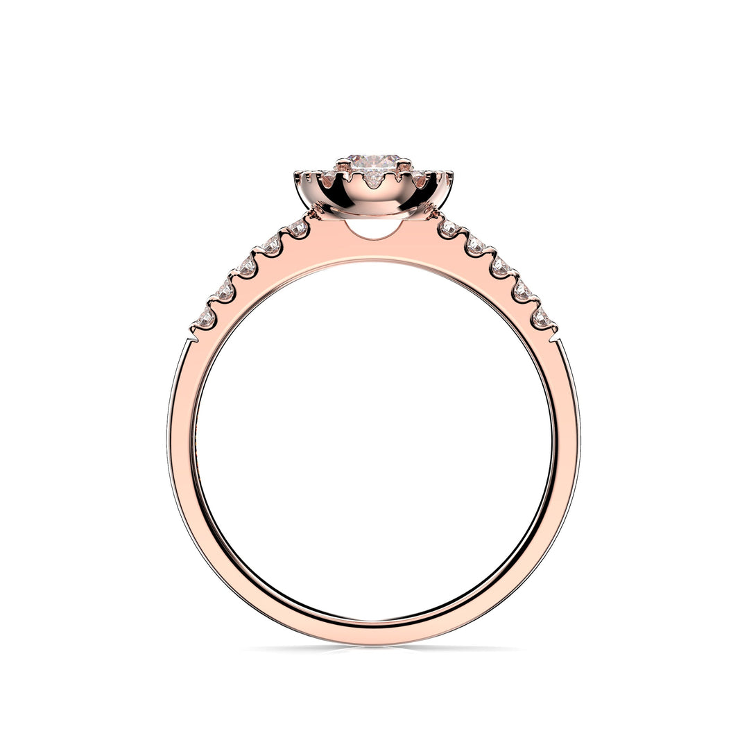 Timanttisormus Annabella 0,38 ct - 14k punakulta