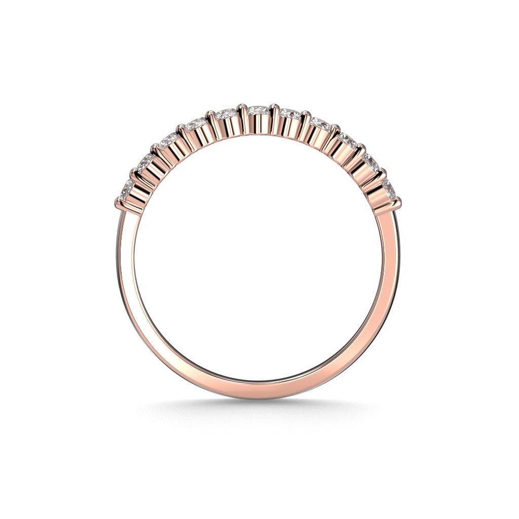 Timanttirivisormus Auréa Band 0,55ct - 14k punakulta