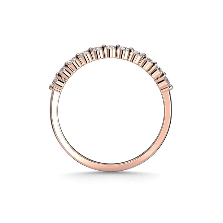 Timanttirivisormus Auréa Band 0,55ct - 14k punakulta