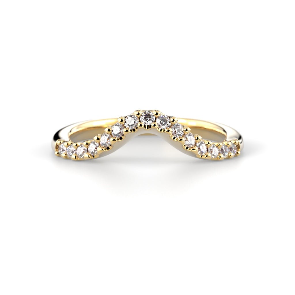 Timanttisormus Auréa Side Petite 0,15ct - 14k keltakulta