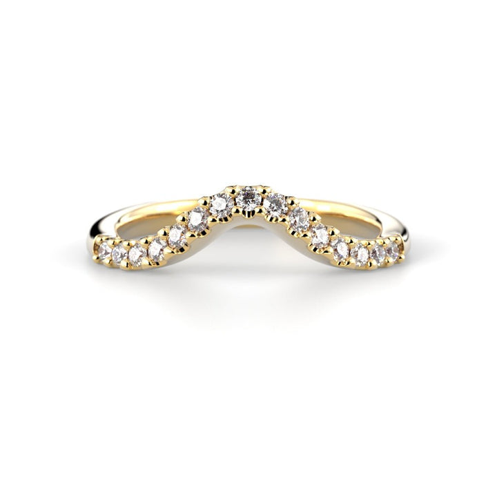 Timanttisormus Auréa Side Petite 0,15ct - 14k keltakulta