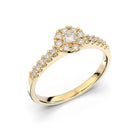 Festive Bella 0,25 ct timanttisormus keltakulta