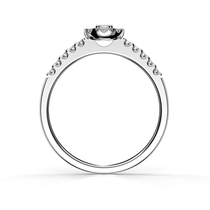 Festive Bella 0,25 ct timanttisormus valkokulta – tuotekuva 4