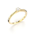 Festive Classic 23 0,10 ct timanttisormus keltakulta