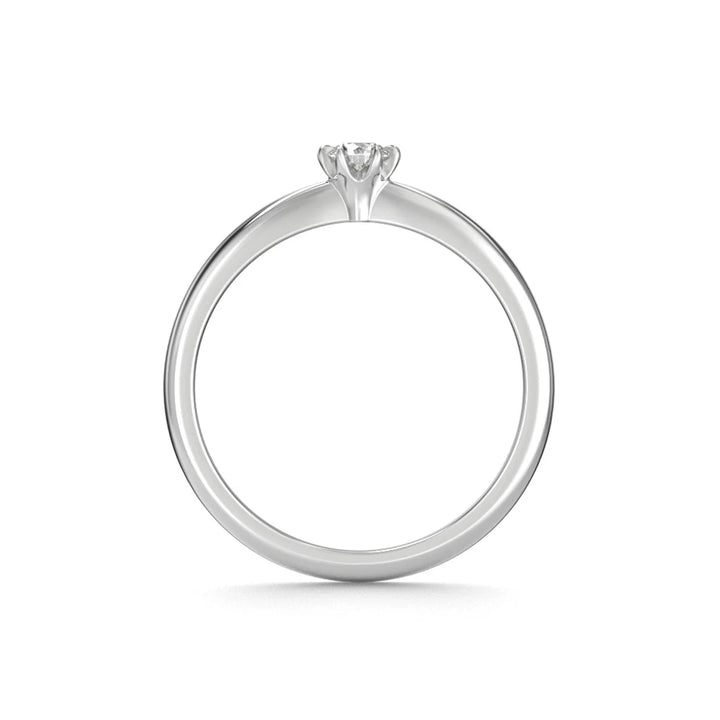 Festive Classic 23 0,10 ct timanttisormus valkokulta – tuotekuva 3