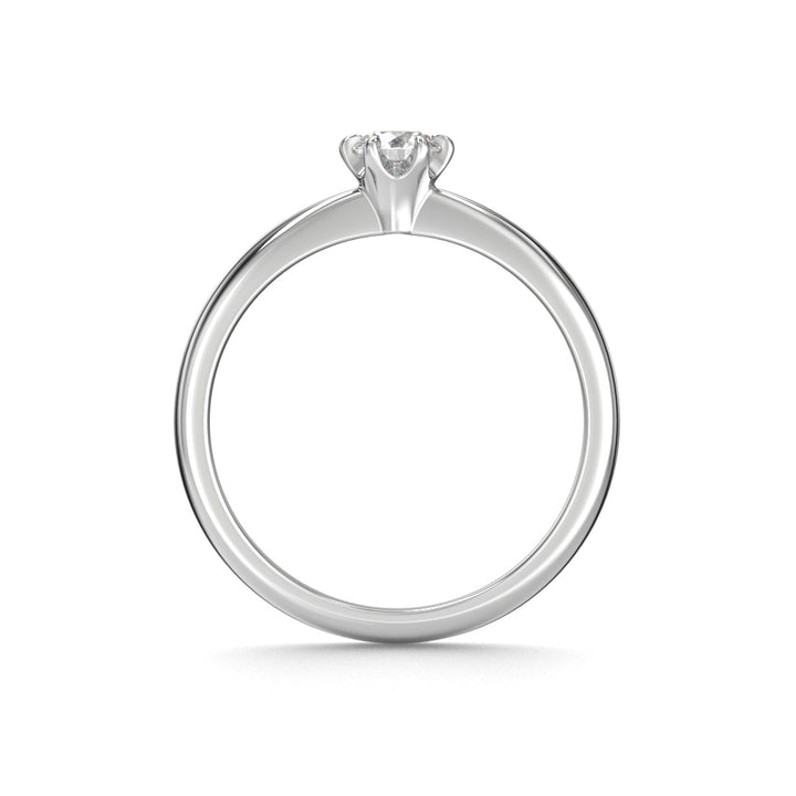 Timanttisormus Classic 23 0,30 ct - 14k valkokulta