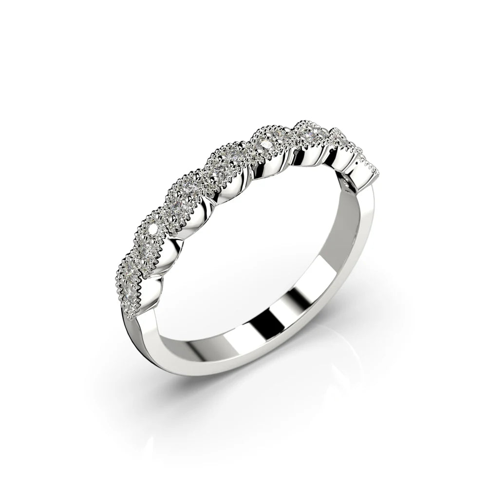 Festive Elsie 0,16 ct timanttisormus valkokulta – tuotekuva 1
