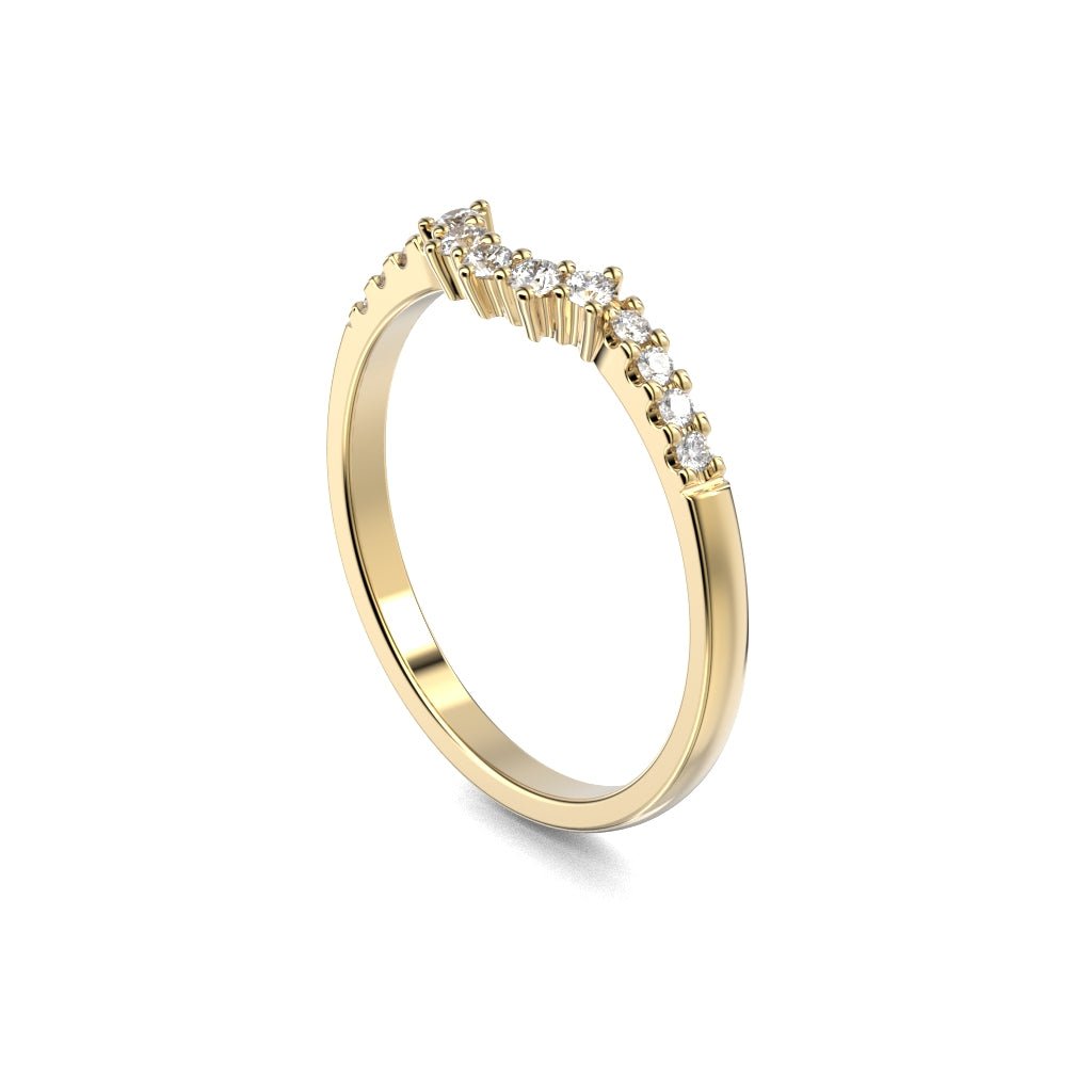 Fiona Side 0,18 ct - 14k keltakulta