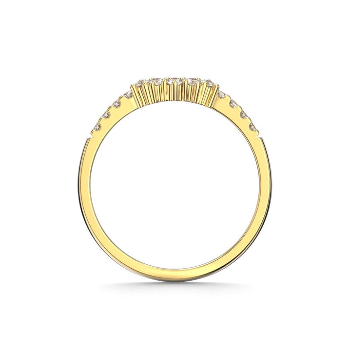 Fiona Side 0,18 ct - 14k keltakulta