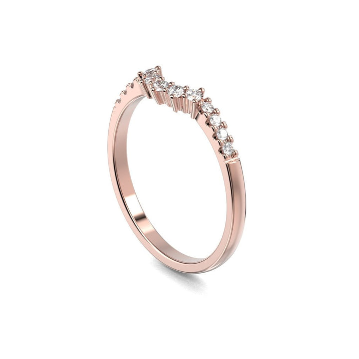 Fiona Side 0,18 ct - 14k punakulta