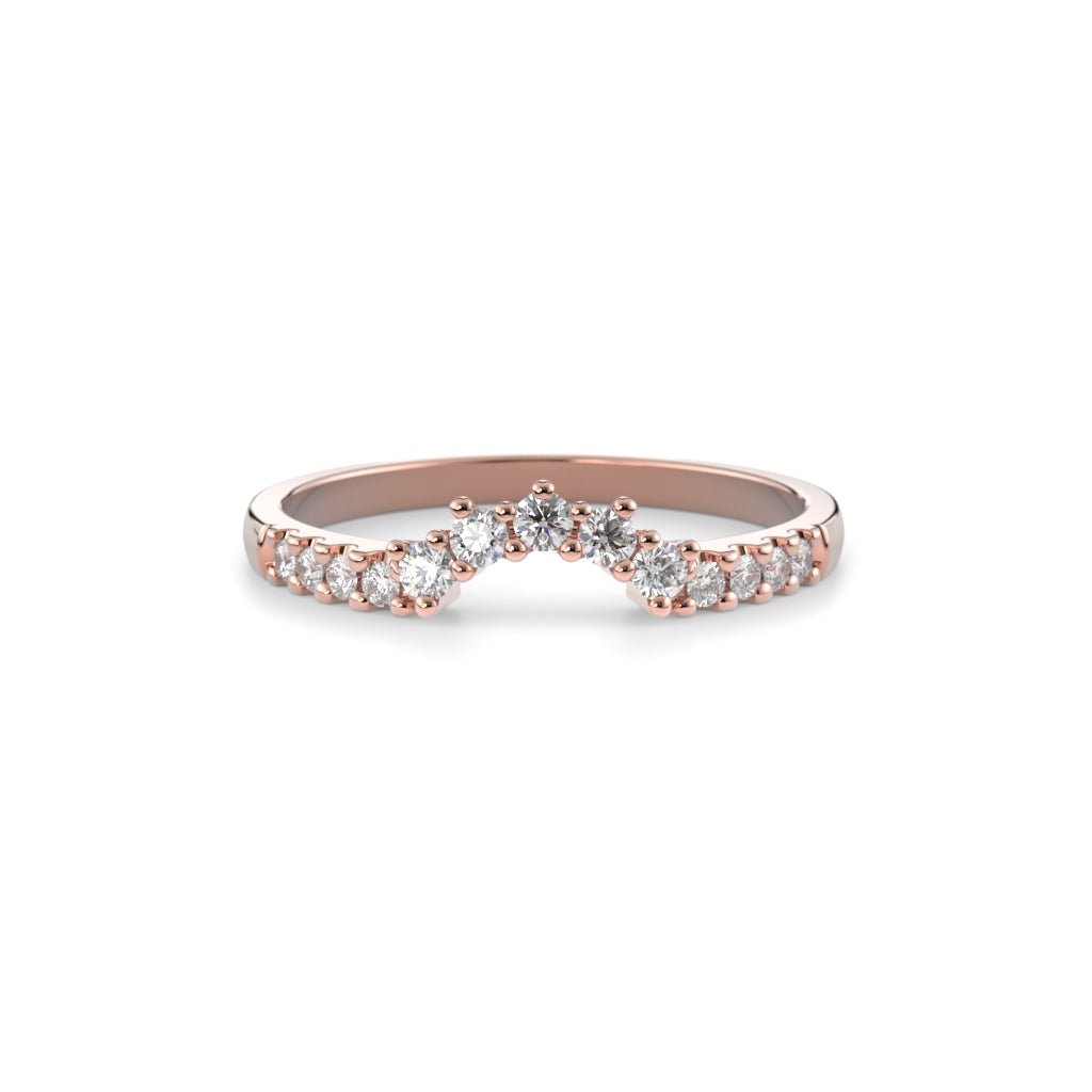 Fiona Side 0,18 ct - 14k punakulta