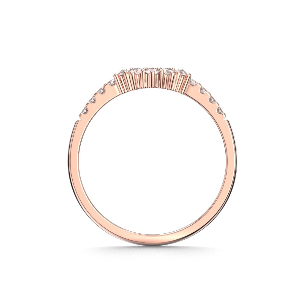 Fiona Side 0,18 ct - 14k punakulta