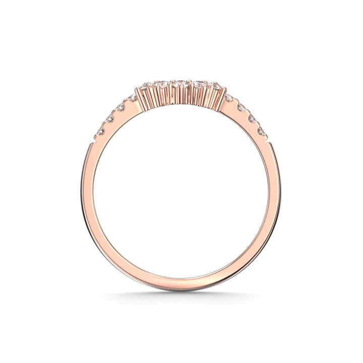 Fiona Side 0,18 ct - 14k punakulta