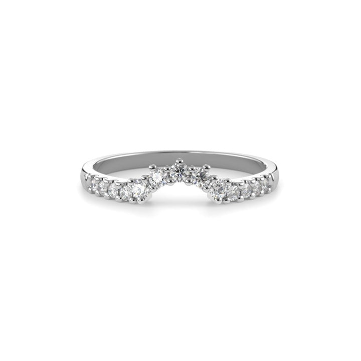 Fiona Side 0,18 ct - 14k valkokulta