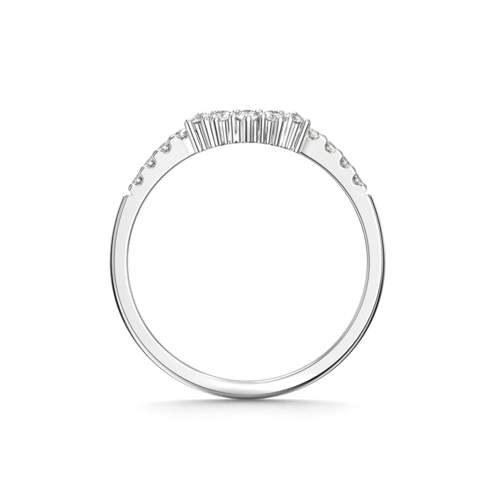 Fiona Side 0,18 ct - 14k valkokulta