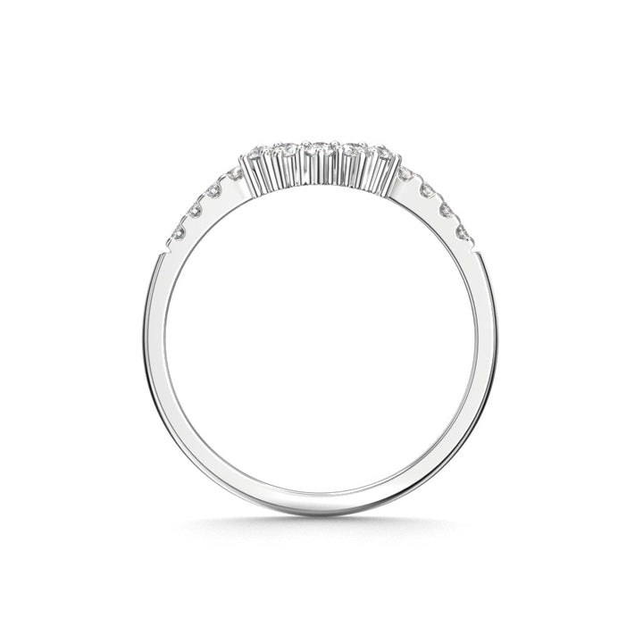 Fiona Side 0,18 ct - 14k valkokulta