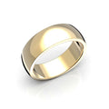 Festive Firenze Heavy Engagement Ring 7.0 mm Yellow Gold